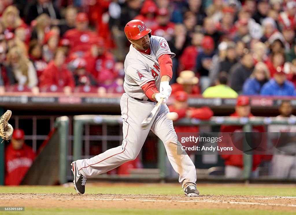 Los Angeles Angels of Anaheim v Cincinnati Reds