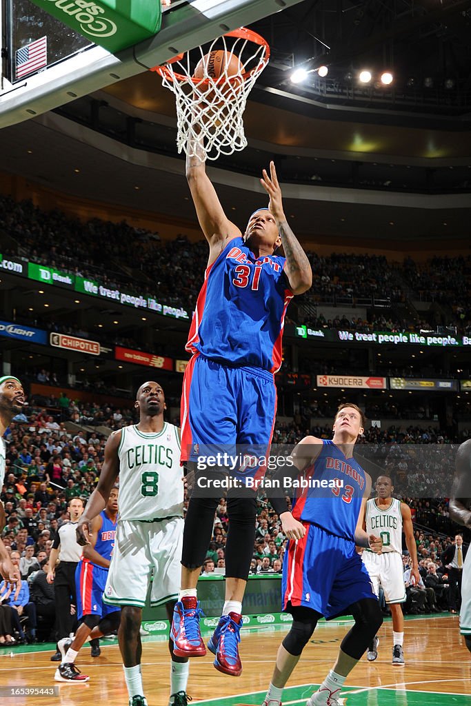 Detroit Pistons v Boston Celtics