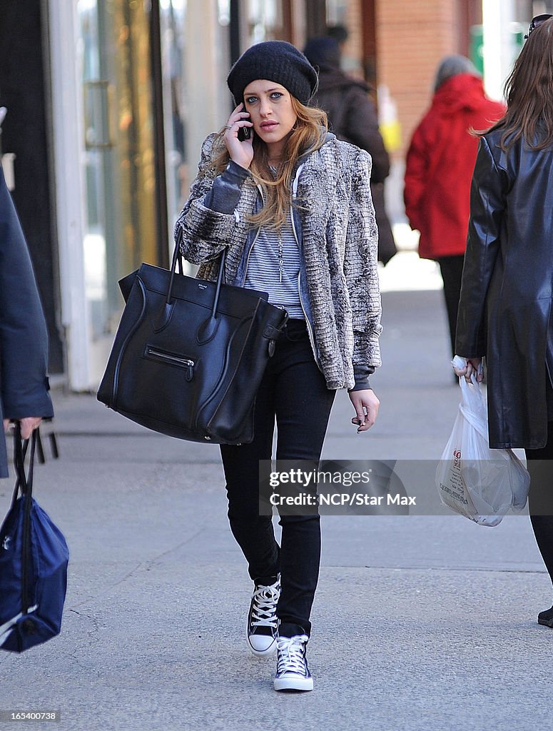 Celebrity Sightings in New York - April 3 2013