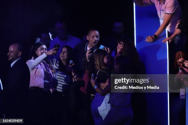 Will Smith arrives to Mexico Siglo XX1 'Lo Haces Tu' event at Auditorio Nacional on September 1, 2023 in Mexico City, Mexico.