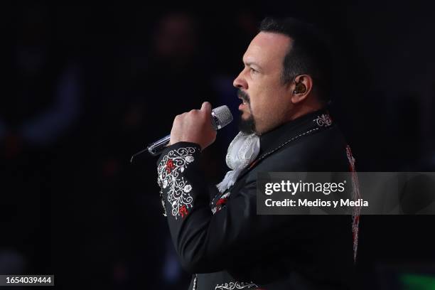 Pepe Aguilar performs during the Mexico Siglo XX1 'Lo Haces Tu' event at Auditorio Nacional on September 1, 2023 in Mexico City, Mexico.