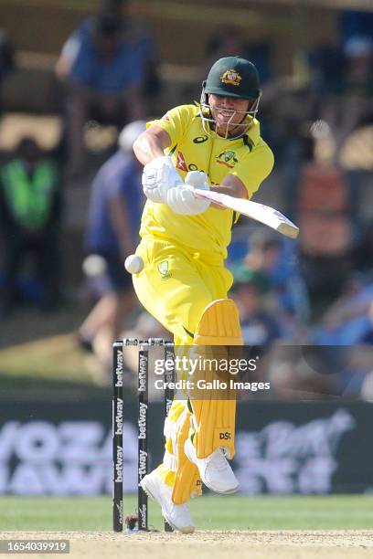 Marnus Labuschagne of Australia during the 2nd Betway One Day International match between South Africa and Australia at Mangaung Oval on September...