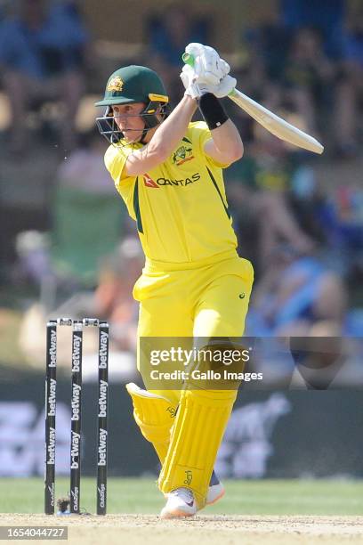 Marnus Labuschagne of Australia during the 2nd Betway One Day International match between South Africa and Australia at Mangaung Oval on September...