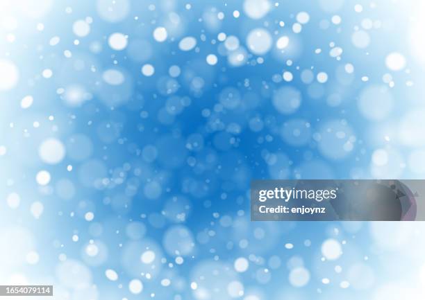 blue christmas blurred winter snow vector frame pattern - fall background blurry stock illustrations