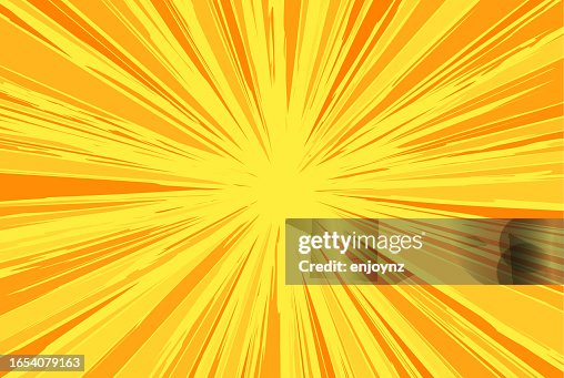 Yellow fast zooming comic blast vector illustration background Yellow fast zooming comic blast vector illustration background