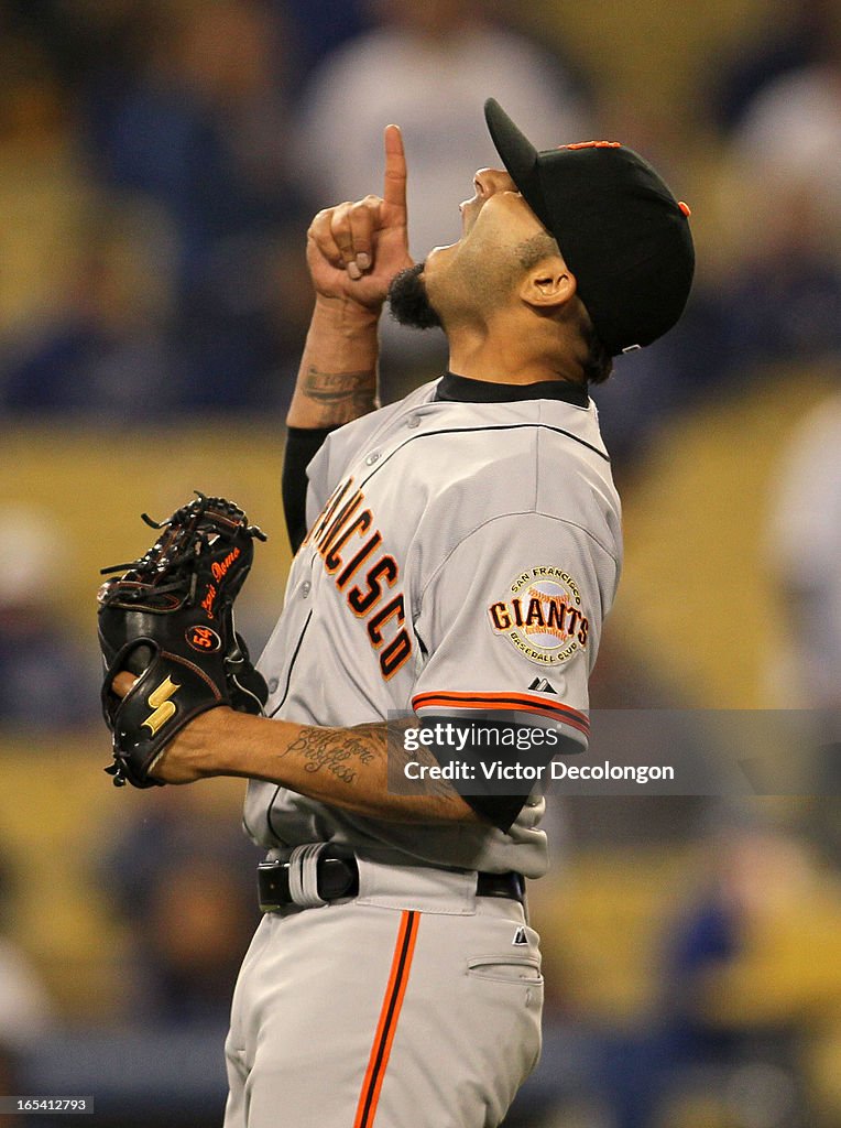 San Francisco Giants v Los Angeles Dodgers