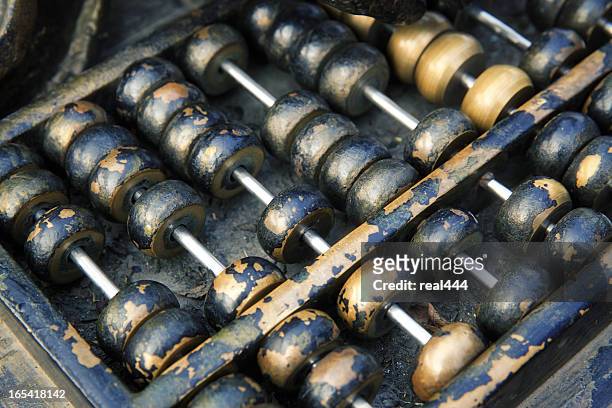 chinese abacus - gold abacus stock pictures, royalty-free photos & images