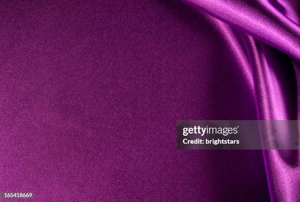 purple satin - purple fabric stock pictures, royalty-free photos & images