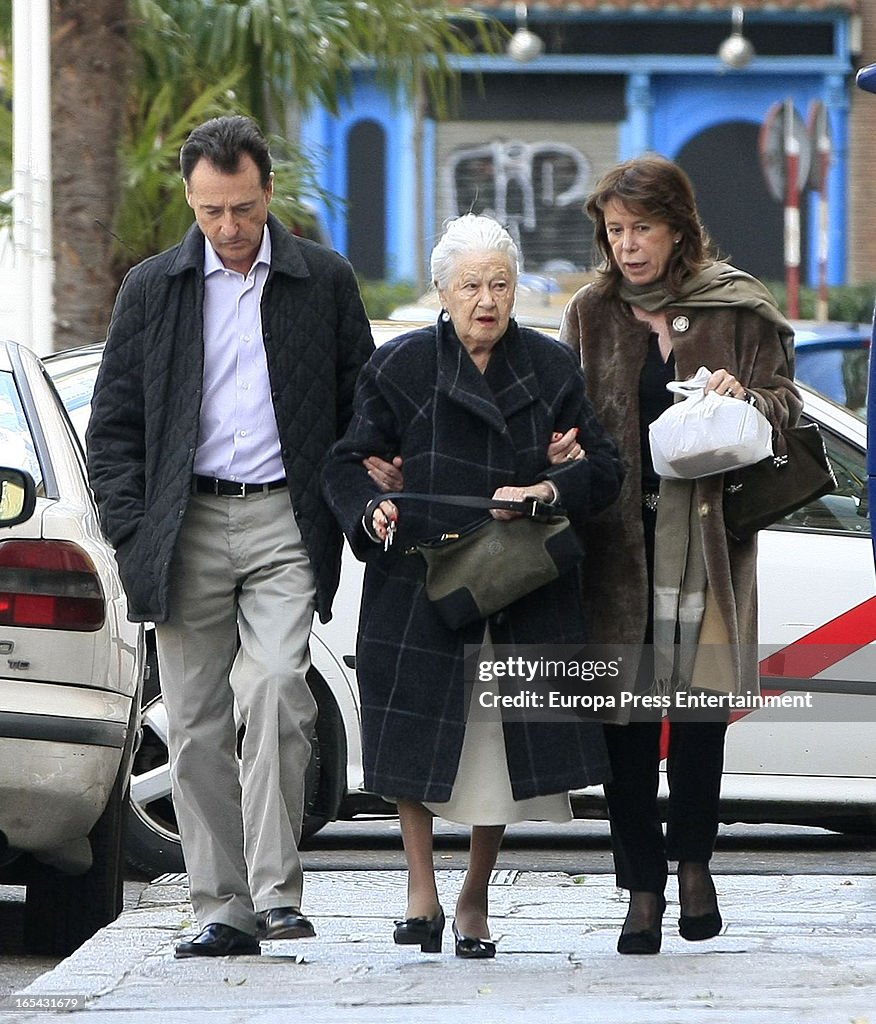 Matias Prats And Family Sighting In Madrid - March 18, 2013