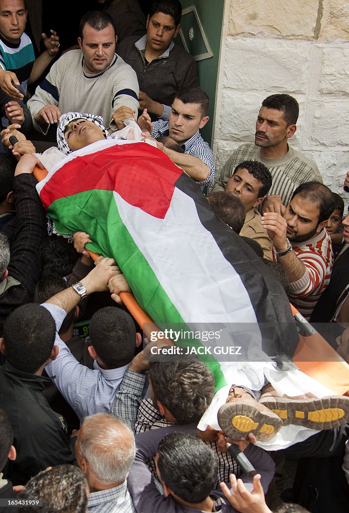 PALESTINIAN-ISRAEL-CONFLICT-PRISONER-FUNERAL