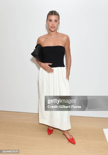 Sofia Richie at the Proenza Schouler Spring 2024 Ready To Wear Fashion Show at Phillips Auction House on September 9, 2023 in New York, New York.