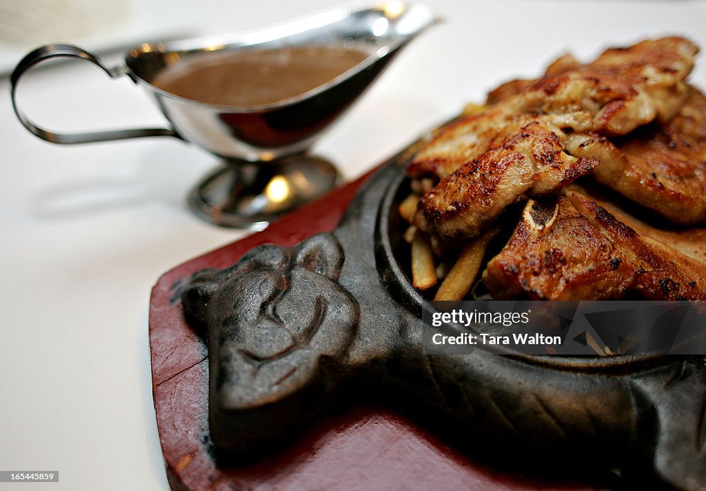 I Maid Cafe-11/20/06--Toronto ON. A Hong Kong Tawaineese Cafe. FEATURED: Pork chop and chicken steak