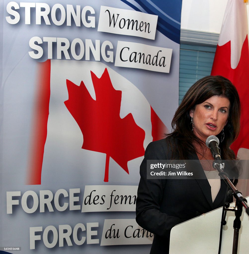 AMBROSE 1 - 07/12/10 -- Rona Ambrose, federal minister for the status of women, said Ottawa will not