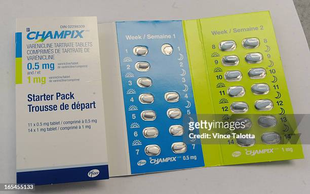 The prescription drug Champix sold locally in Toronto on Sep 24 2012