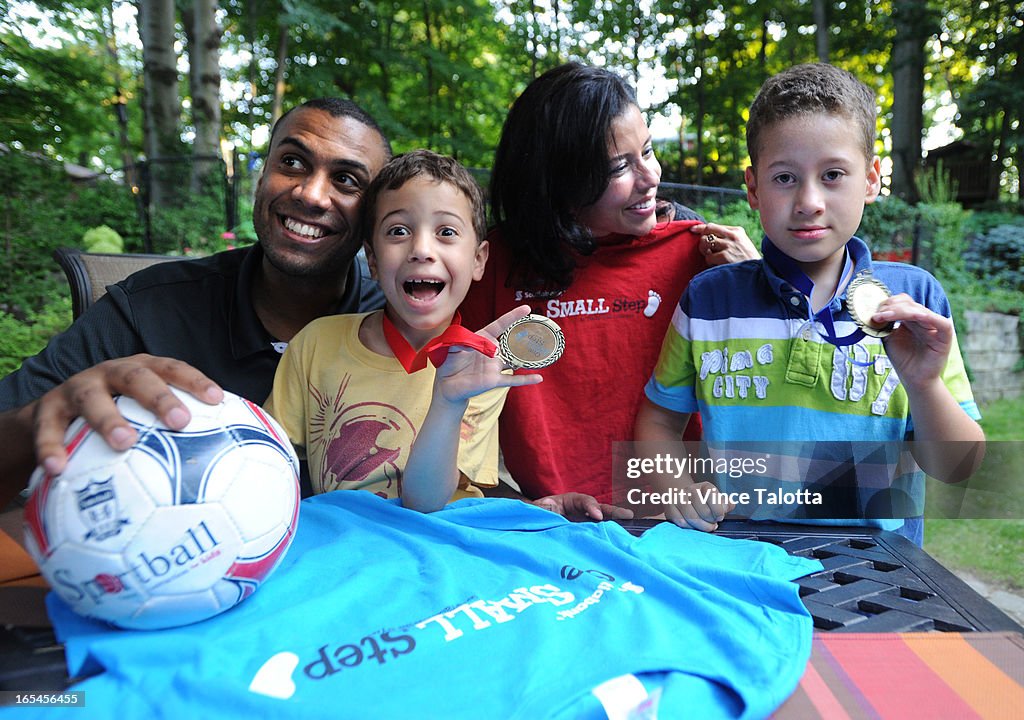 Keegan and Tanya Johnson's with son's Denzel, 6 years old, and Dante,who was born seven years ago wi
