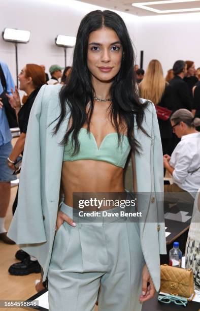 Laysla De Oliveira attends the Proenza Schouler SS24 front row during New York Fashion Week September 2023: The Shows at Phillips on September 9,...