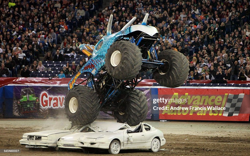 January 16, 2010 Jurassic Attack during Monster Truck event at the Rogers Centre. (Toronto Star/Andr