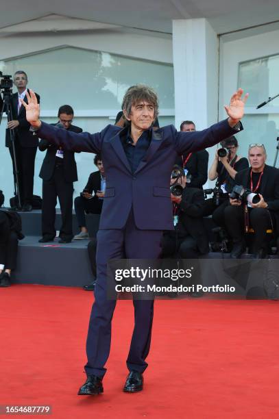 Italian actor Sergio Rubini at the 80 Venice International Film Festival 2023. Red Carpet Felicità. Venice , September 1st, 2023