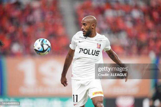 Of Urawa Reds in action during the J.LEAGUE Meiji Yasuda J1 26th Sec. Match between Albirex Niigata and Urawa Red Diamonds at DENKA BIG SWAN STADIUM...