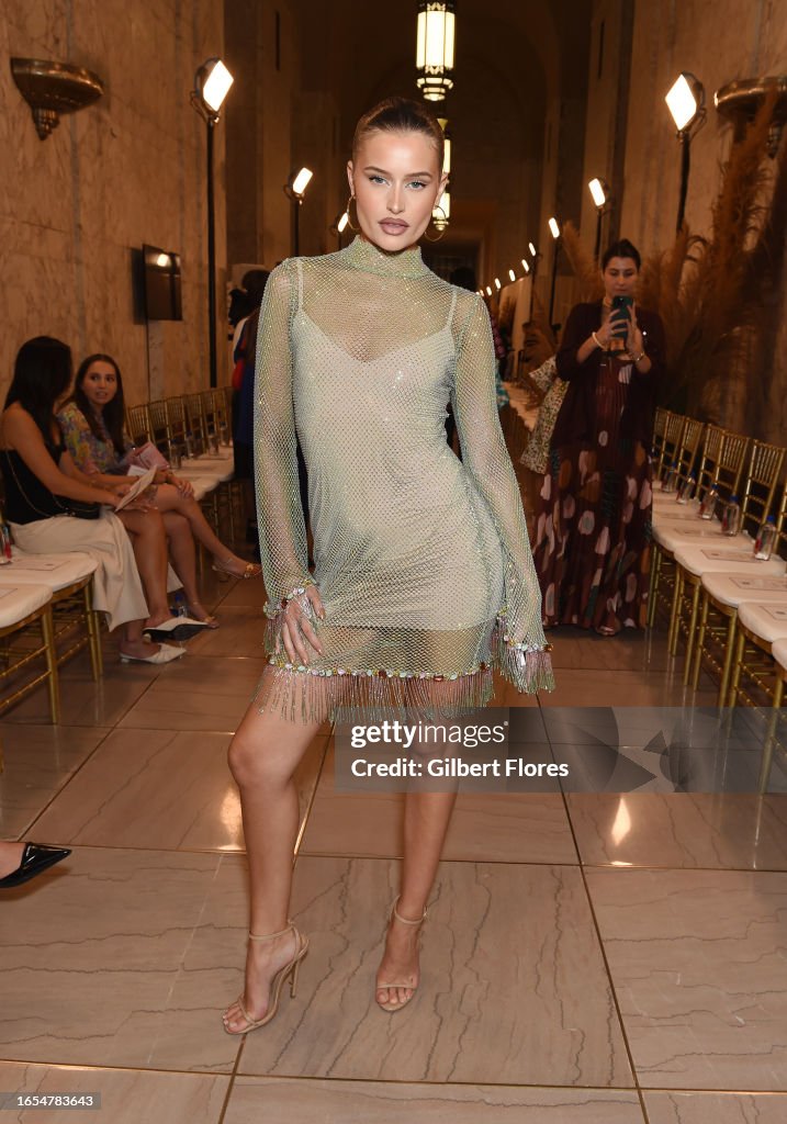 Lexi Wood at the Patbo Spring 2024 Ready To Wear Runway Show at... News