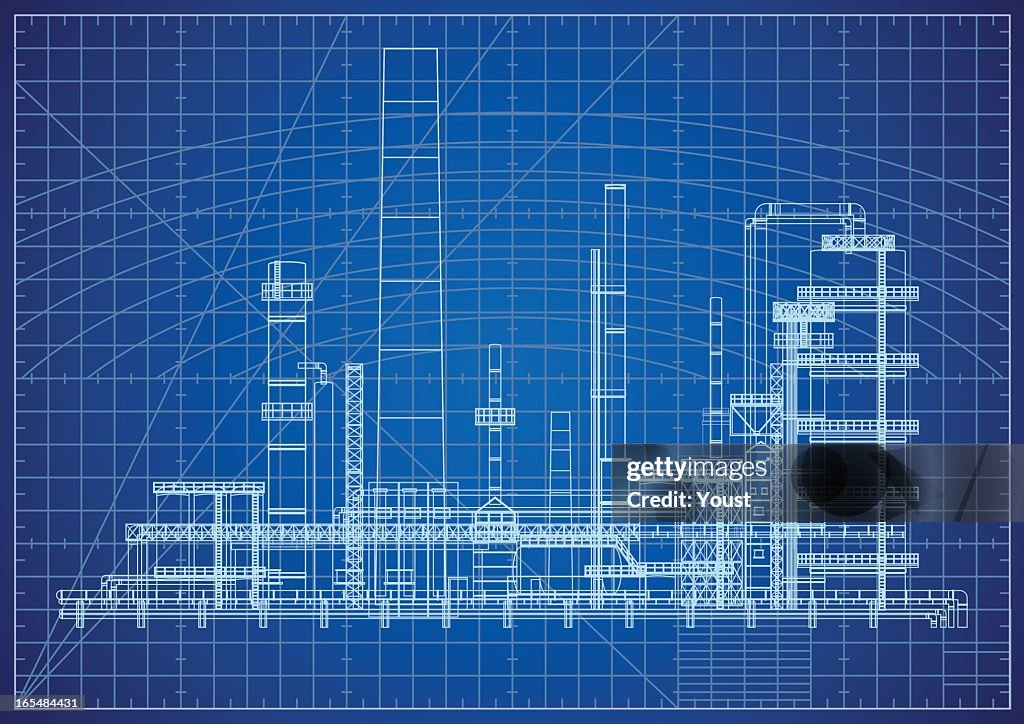 Oil Refinery Blueprint