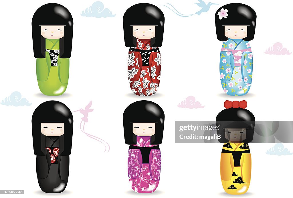KOKESHI JAPANESE DOLLS