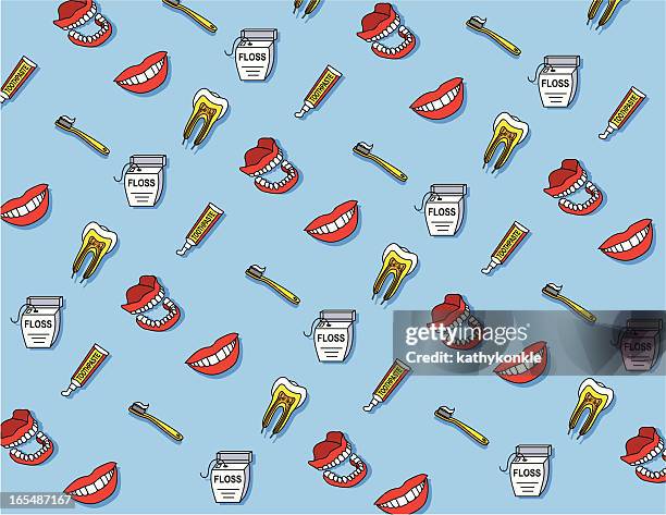 Toothpaste Pattern Toothpaste Pattern Repeat Photos and Premium High Res Pictures - Getty ...