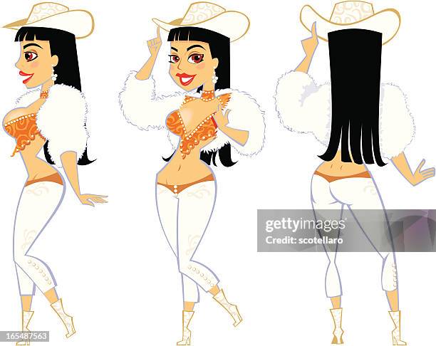 latina girl - skin singer stock illustrations