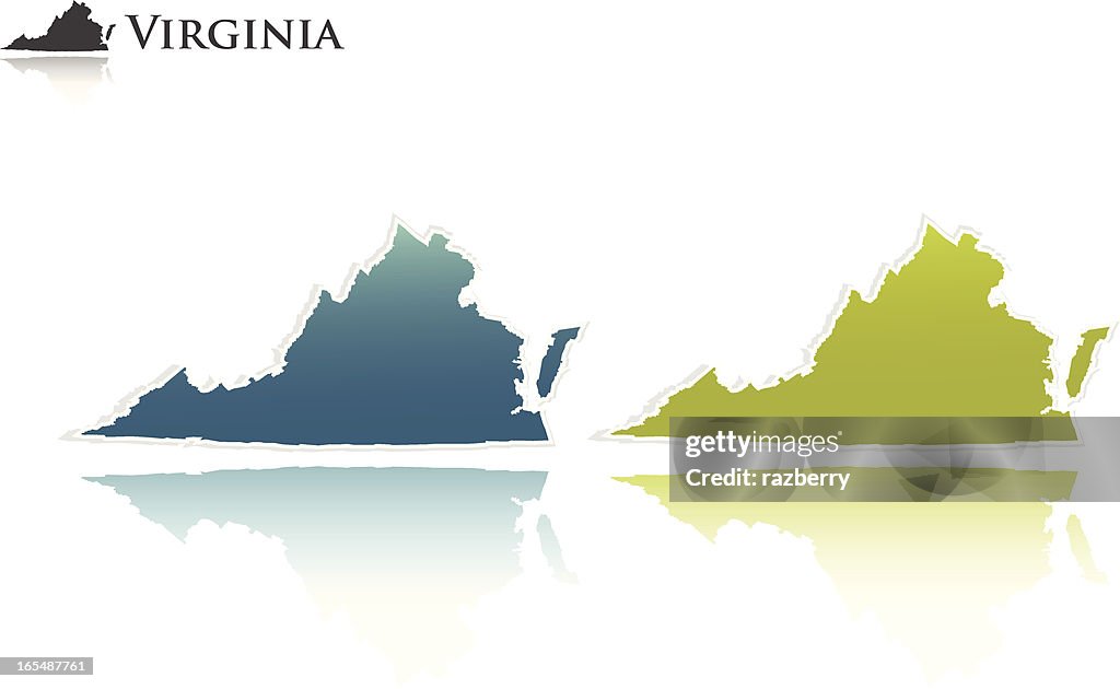 Virginia state graphic