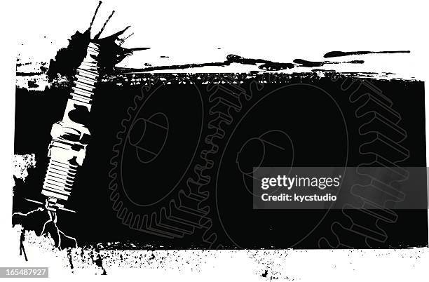 ignition background - car engine start stock illustrations