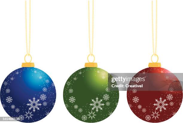 christmas decorations - royal blue stock illustrations