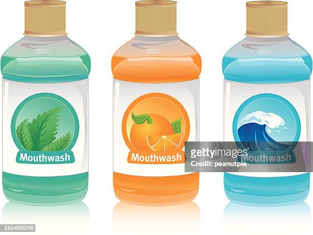 mouthwash - mouthwash stock illustrations