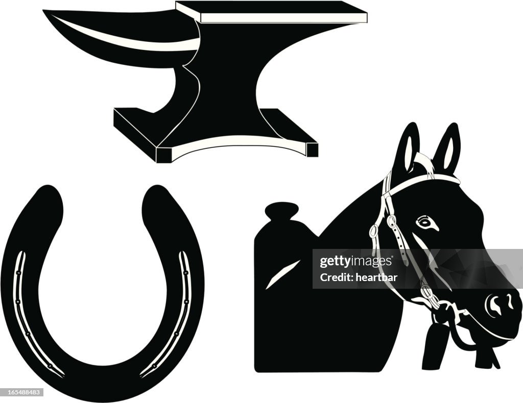 Farrier Science Silhouette