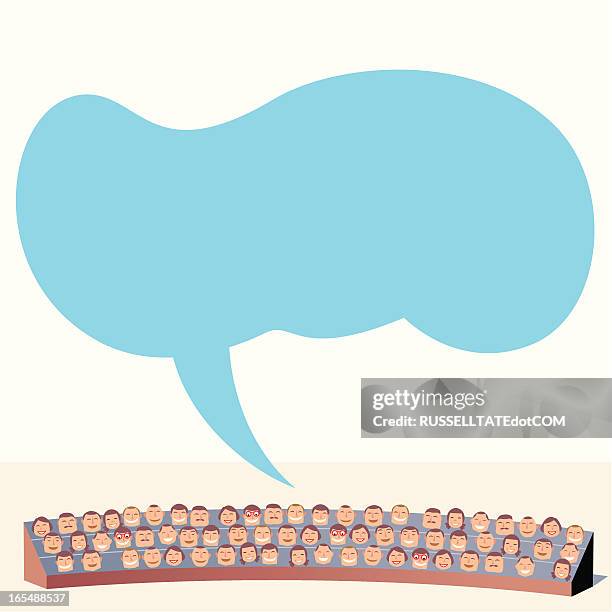 crowd roar! - congregation stock illustrations