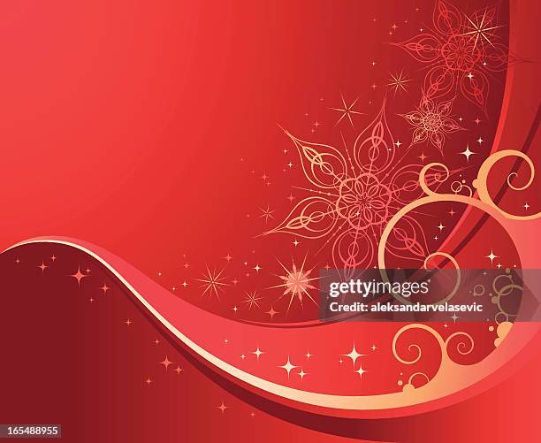christmas background - christmas scroll stock illustrations