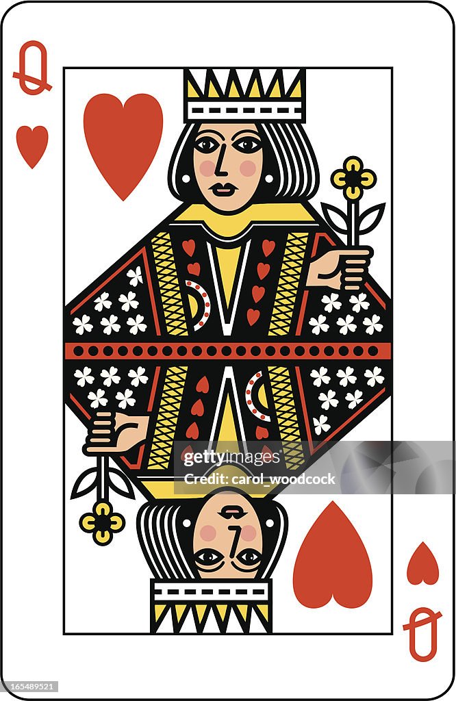 Rainha de copas Carta