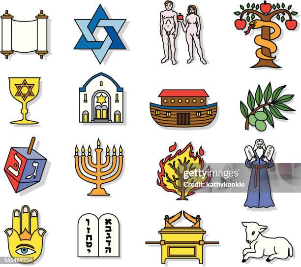 ilustraciones, imágenes clip art, dibujos animados e iconos de stock de religión - arca de la alianza