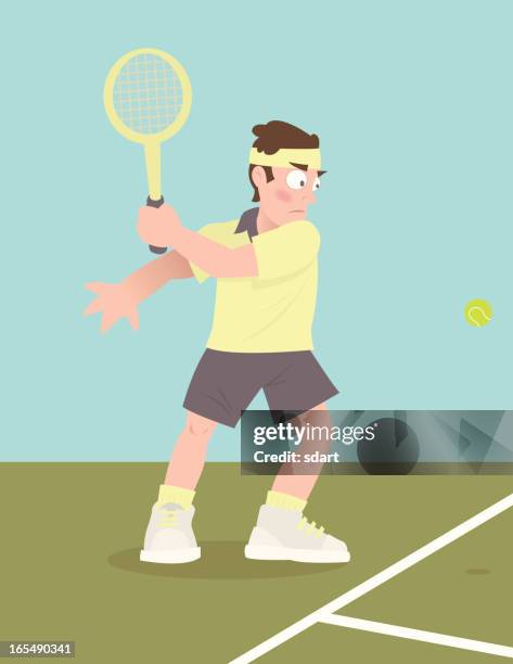 killer backhand - back hand stock illustrations