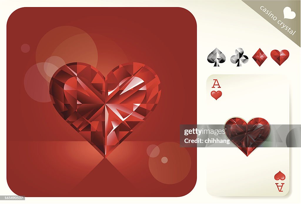 Casino Crystal (Hearts)