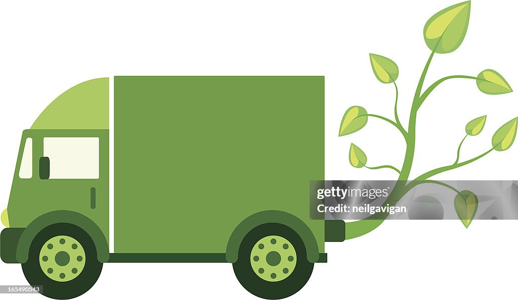 Green Eco Truck