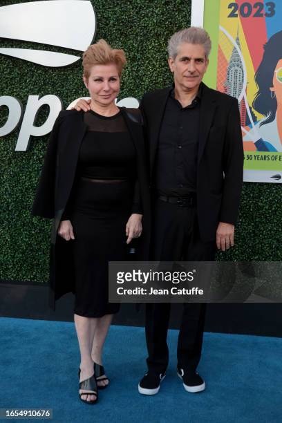 Victoria Imperioli and Michael Imperioli attend day five of the 2023 US Open at Arthur Ashe Stadium at the USTA Billie Jean King National Tennis...