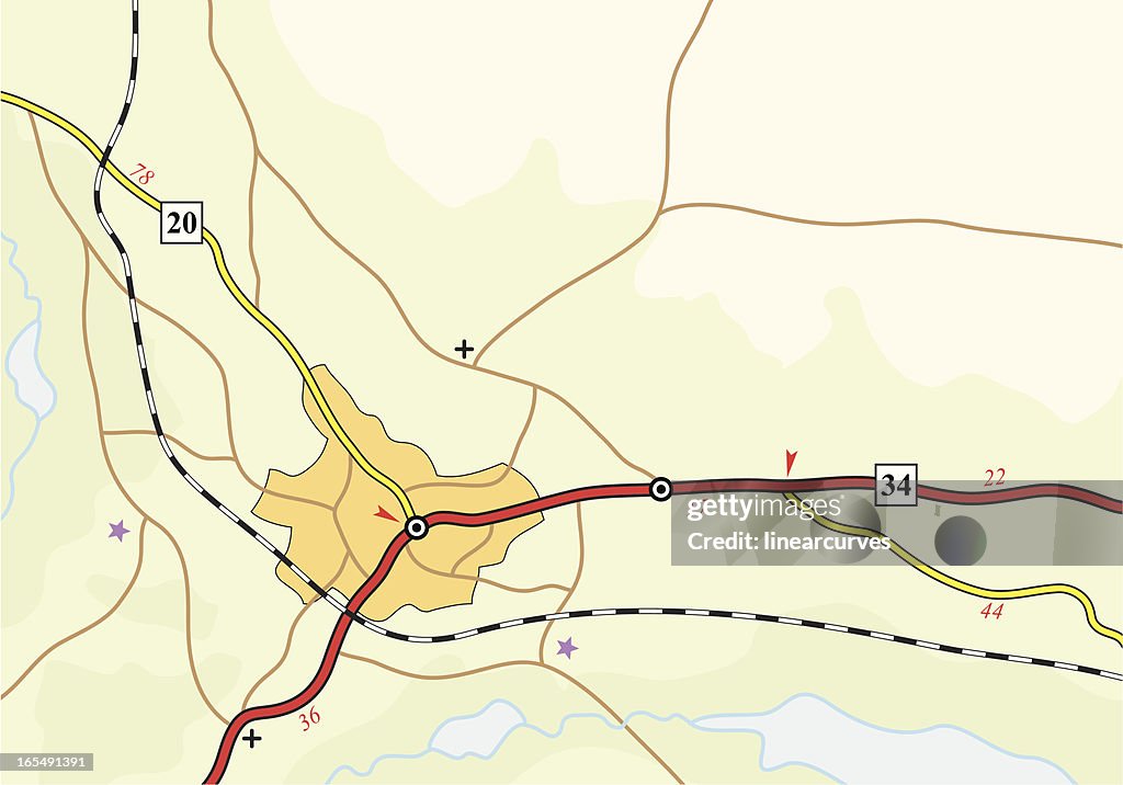 Road Map High-Res Vector Graphic - Getty Images