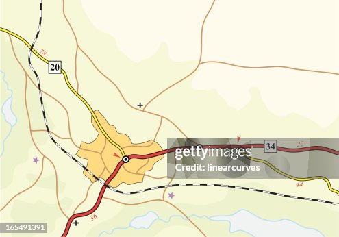 The Complete Rd. Map Road Map High-Res Vector Graphic - Getty Images