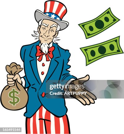 Uncle Sam Taking Money Uncle Sam Taking Money