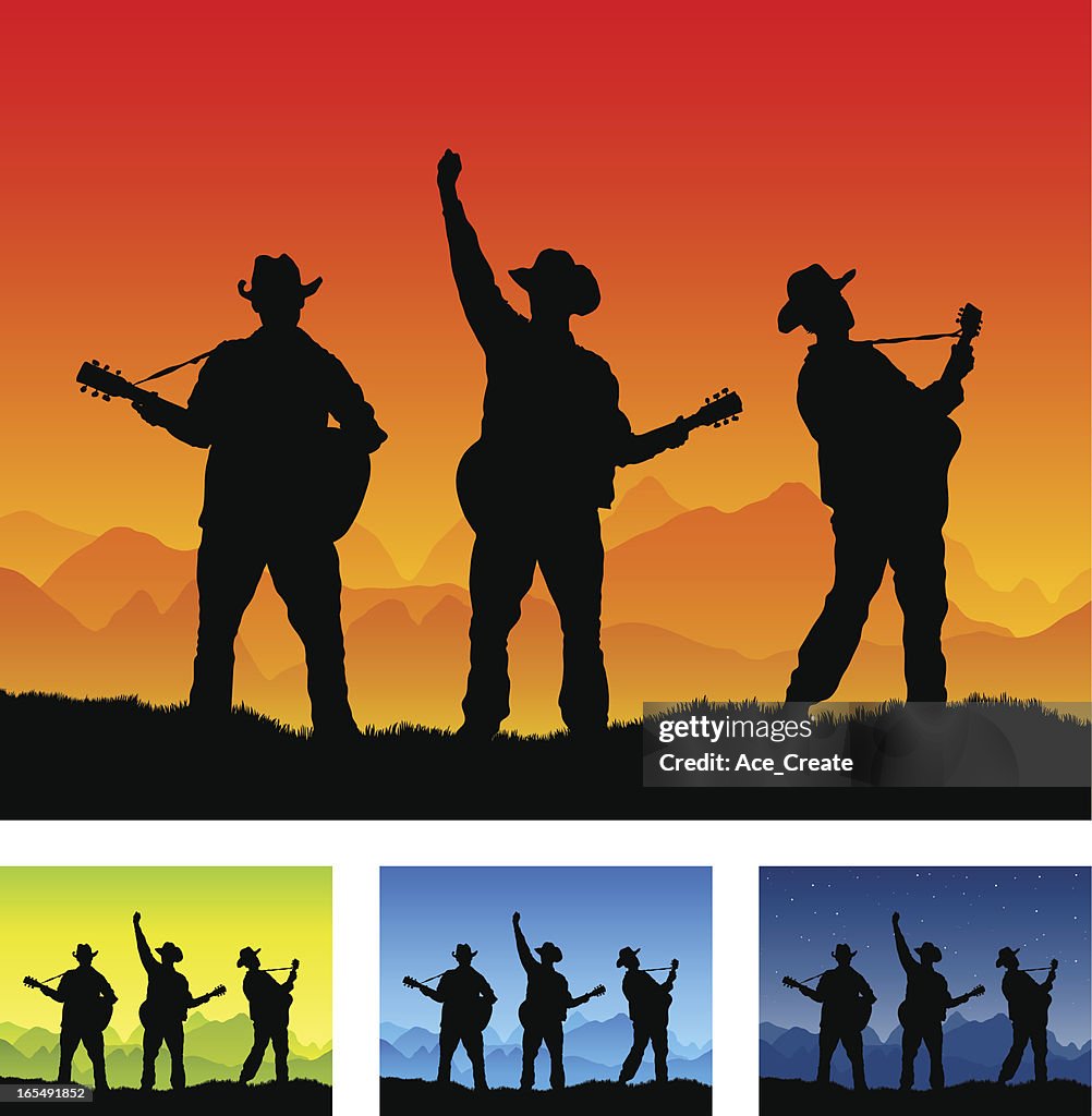 Country guitar band play all season