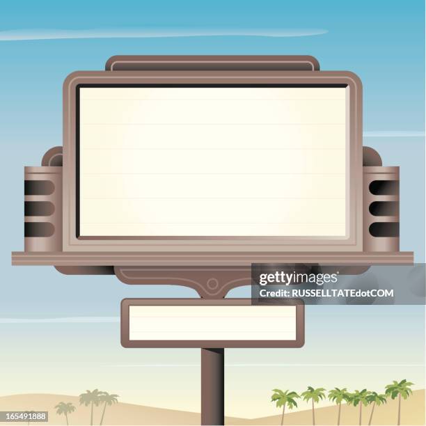 deco sign - drive in restaurant stock illustrations