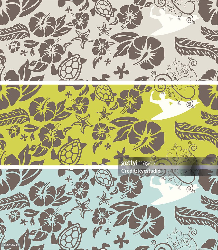 Seamless Surf Pattern High-Res Vector Graphic - Getty Images