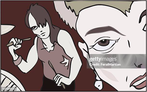 goth club - goth stock illustrations