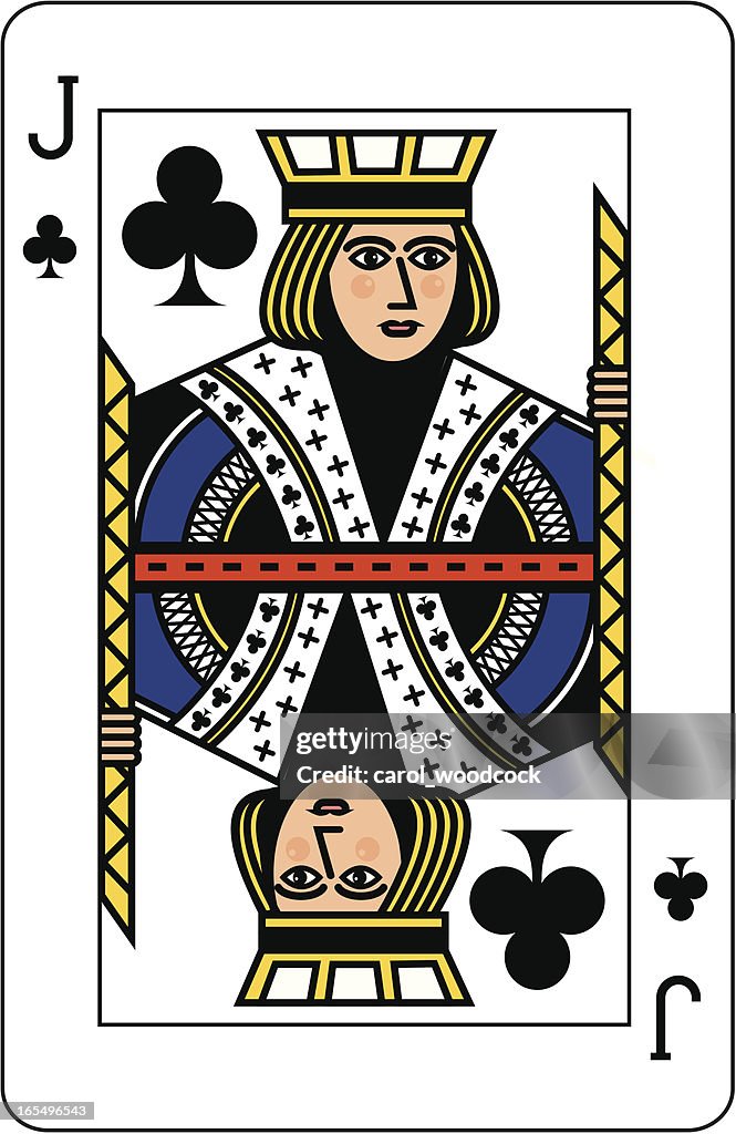 Jack Math Card Jack Of Clubs Card