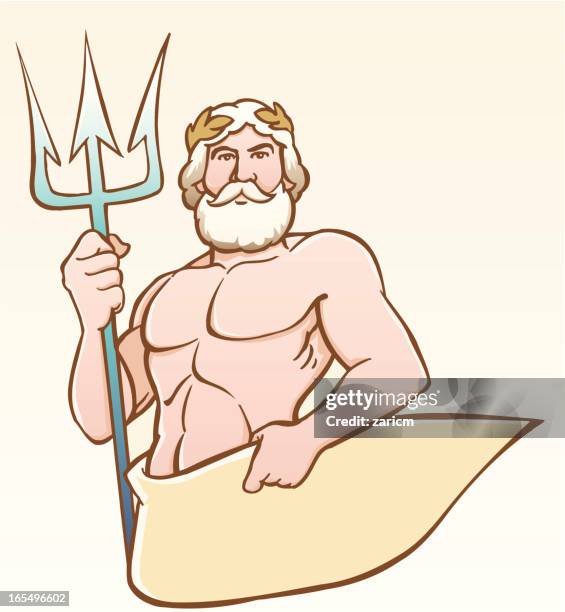 neptune - goddess vector stock illustrations